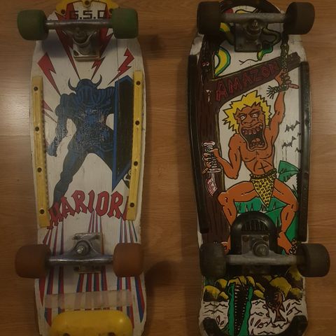 Old school vintage skateboard