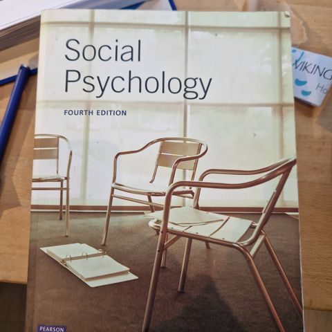 Social psychology, hogg&vaughan