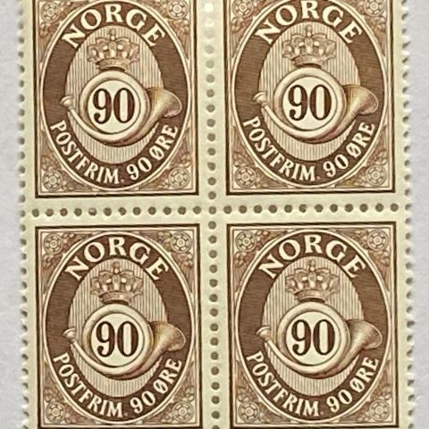 Norge 1978   Posthorn   NK 811  4-blokk  Postfrisk