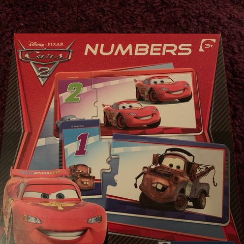 Numbers 1-12 Lightning McQueen
