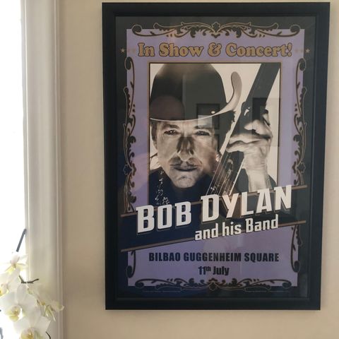 BOB DYLAN Konsertplakat 2012  Innrammet av Kunst- & Rammeverksted