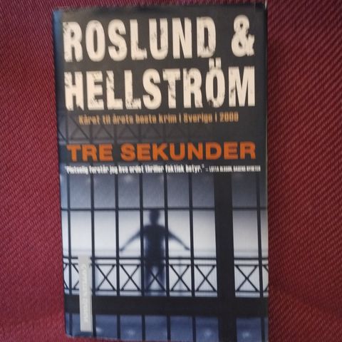 Roslund & Hellstrøm - Tre sekunder - innbundet