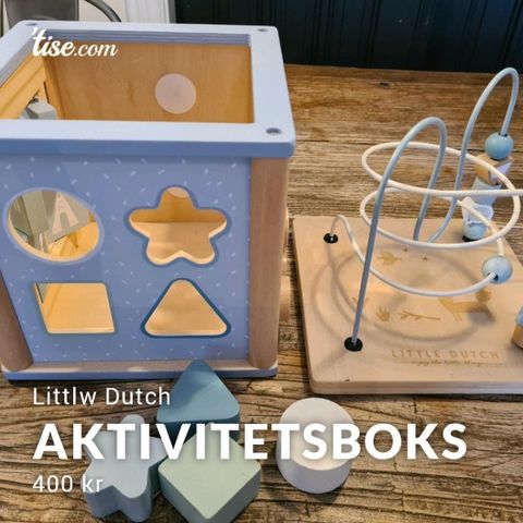 Aktivitets- kasse fra Little Dutch