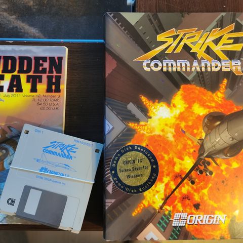 PC-Spill: Strike Commander + speech pack (Big Box Floppy)