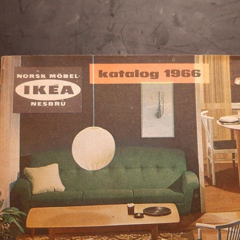Vintage Ikea katalog fra 1966
