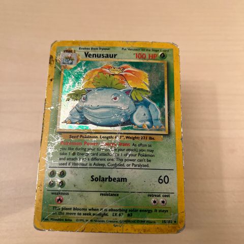 Pokemon - Base Set - Venusaur 15/102 - DMG