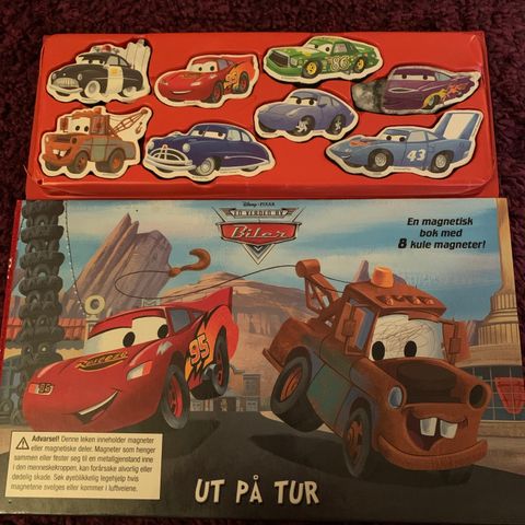 Magnetisk Lightning McQueen bok