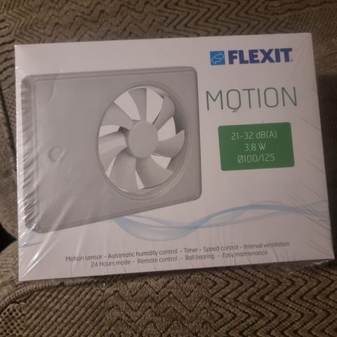 Flexit motion vifte