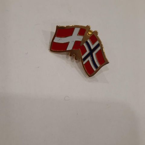 Norge / Danmark - Flagg-pins