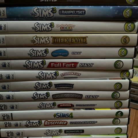 Sims pc spill