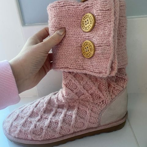 Sjeldne Ugg Classic Cardy knit boots str 38