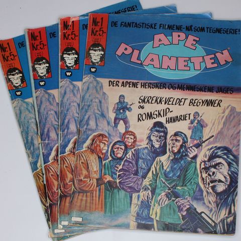 Ape-Planeten. Tegneserien basert på filmene