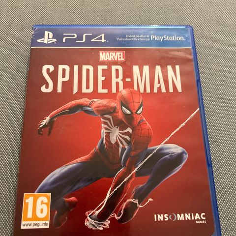Spider man PS4 spill
