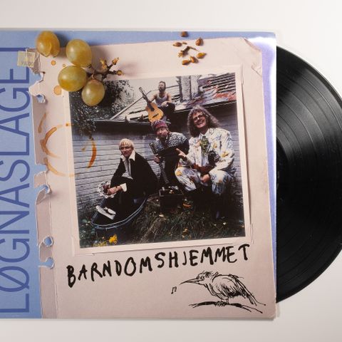 Løgnaslaget - Barndomshjemmet 1990 - VINTAGE/RETRO LP-VINYL (ALBUM)