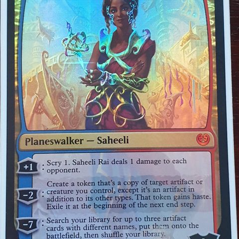 Magic the gathering kort. Saheeli Rai FOIL