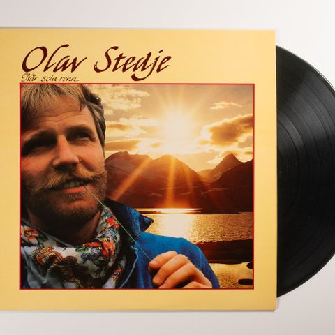 Olav Stedje - Når sola renn 1986 - VINTAGE/RETRO LP-VINYL (ALBUM)