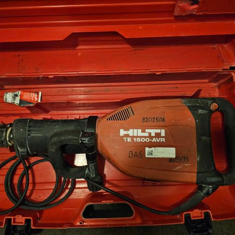 HILTI MEISELHAMMER TE -1500 AVR selges billig.