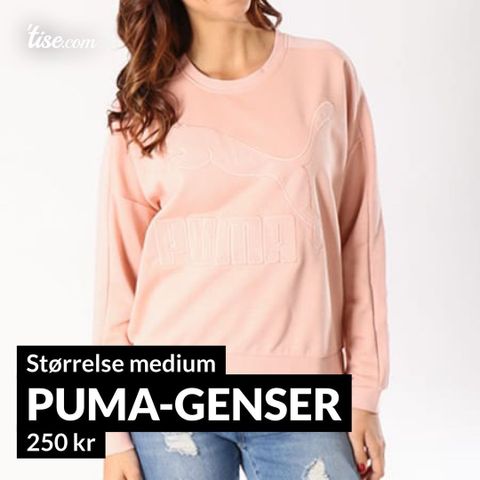 Rosa Puma-genser (str M)