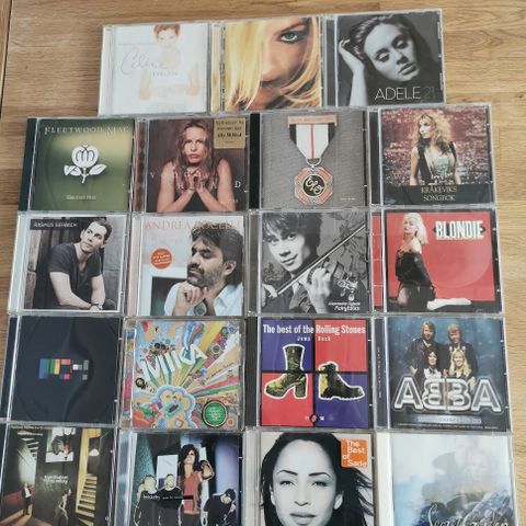 CD -diverse artister og klassisk musikk, enkelte CD´er solgt