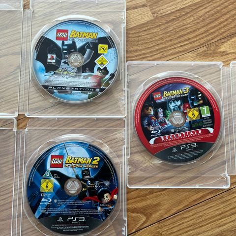 ps3 spill LEGO BATMAN 1 / 2 / 3 barn