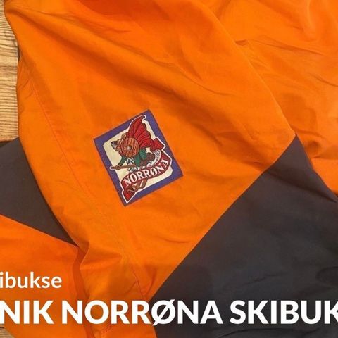 Retro Norrøna alpinbukse