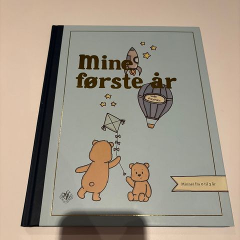 Mitt første år bok ubrukt