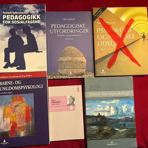 Pedagogikk og psykologi bøker