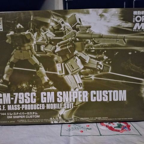 Gundam/Premium Bandai HG 1/144 GM Sniper Custom MOBILE SUIT GUNDAM THE ORIGIN