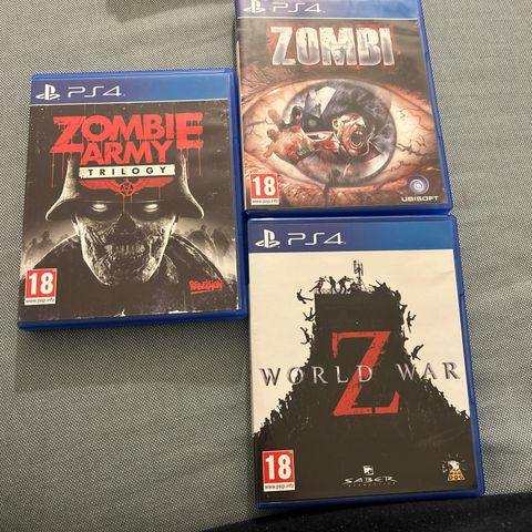 Zombie samling PS4 spill