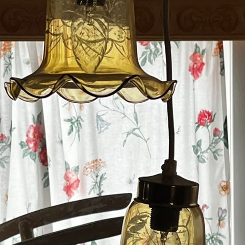 2stk gamle/vintage taklamper/vindus-lamper