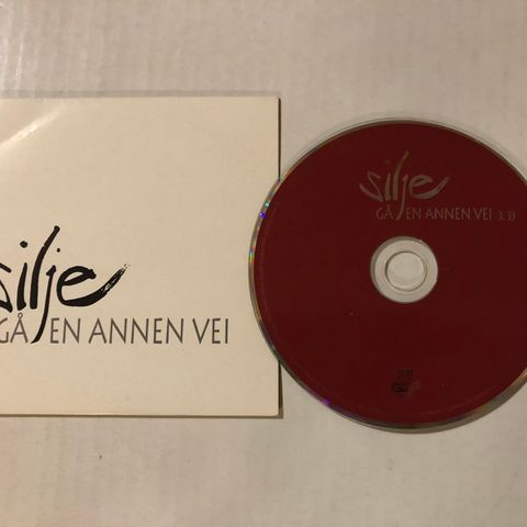 SILJE NERGAARD  / GÅ EN ANNEN VEI - CD SINGLE (PROMO SINGLE)