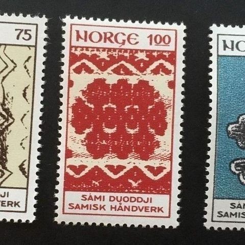 Norge 1973 Samisk håndverk NK 716-718 Postfrisk