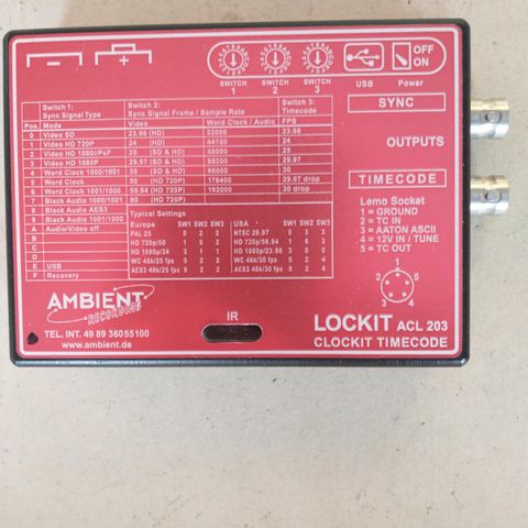 Ambient ACL 203 TC gen/leser