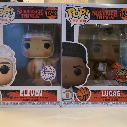 Eleven & Lucas special edition funko pops