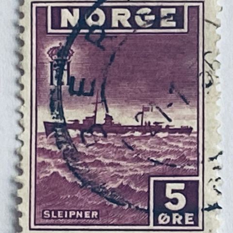 Norge 1945 Londonutgaven NK 331 Stemplet