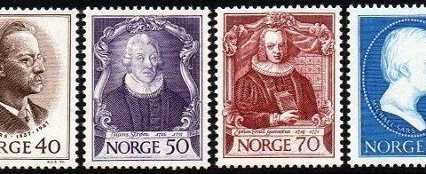 Norge  1970  Vitenskapsmenn  NK 660 - 663  Postfrisk