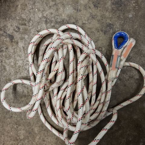 10m sheathed core rope fra Tractel Greifzug