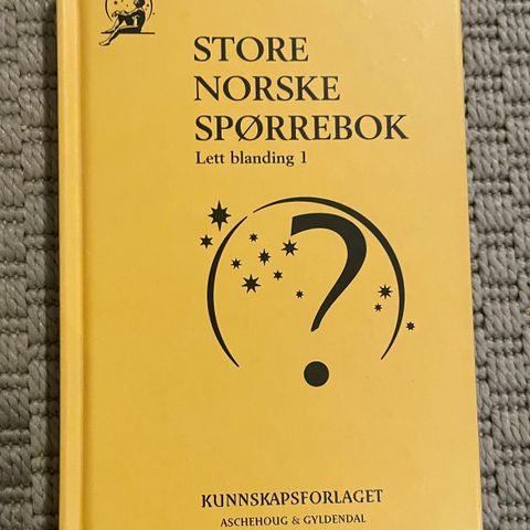 Store norske spørrebok - lett blanding 1