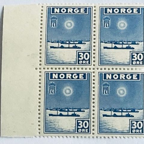 Norge 1945 Londonutgaven NK 336 4-blokk Postfrisk