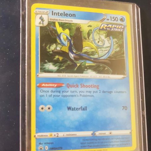 Pokemon kort - Inteleon promo kort