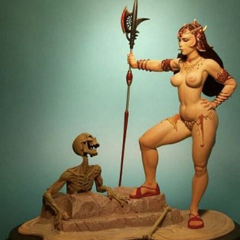 Frank Frazetta Ghoul Queen