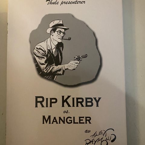 Rip Kirby vs Mangler - Thule forlag  Hardcover