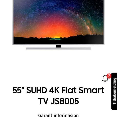 Samsung 55" 4K LED Smart TV