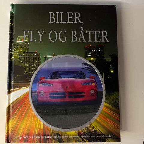 Biler, fly og båter