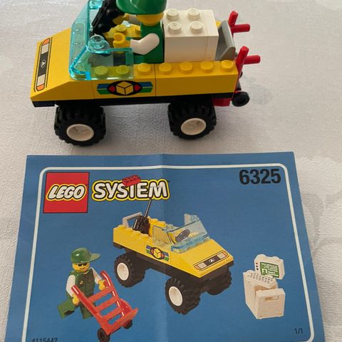 Vintage Lego 6325 Cargo package pick-up