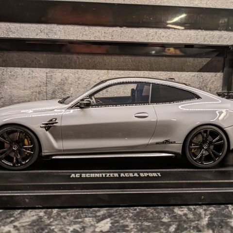 BMW (G82) M4 - AC Schnitzer Nardo Grey GT-Spirit Limited Edition skala 1:18