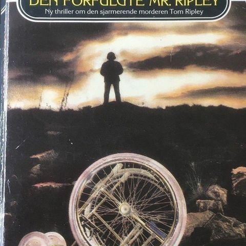 Patricia Highsmith: "Den forfulgte Mr. Ripley". Den svarte serie. Paperback