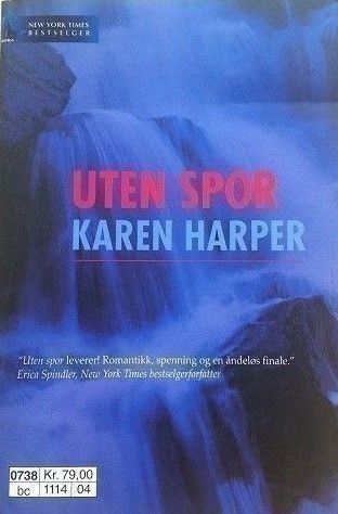 Karen Harper: "Uten spor". Paperback