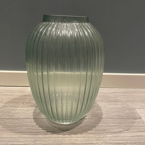 Vase i glass