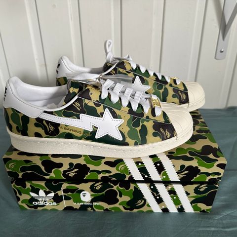 Adidas Superstar 80s x BAPE US8